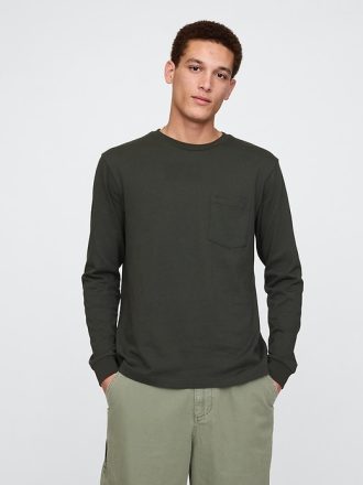T-shirt med kraftig ficka