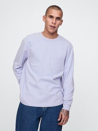 T-shirt med kraftig ficka
