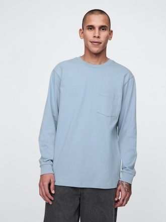 T-shirt med kraftig ficka