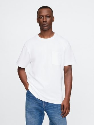 T-shirt med kraftig ficka