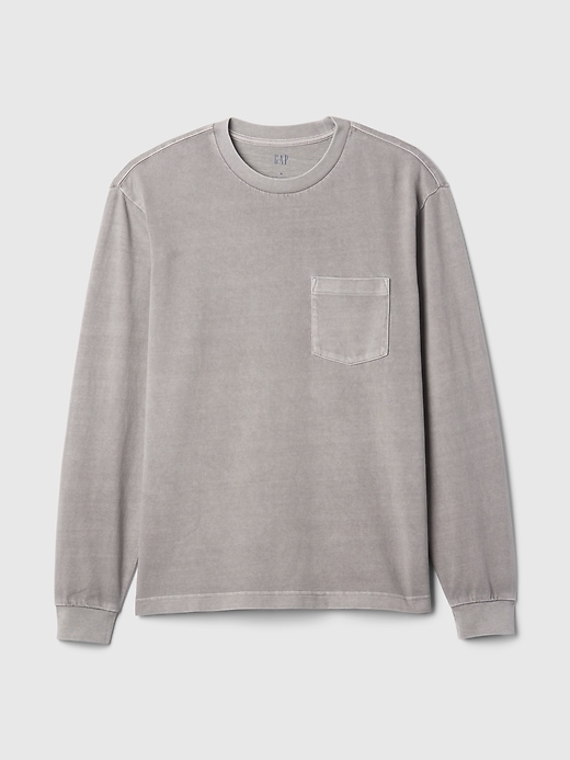 T-shirt med kraftig ficka T-shirt med kraftig ficka