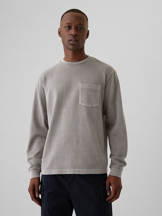 T-shirt med kraftig ficka T-shirt med kraftig ficka