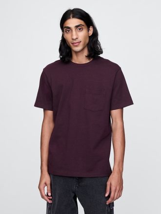 T-shirt med kraftig ficka