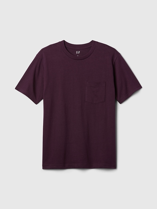 T-shirt med kraftig ficka T-shirt med kraftig ficka
