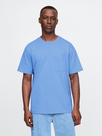 T-shirt med kraftig ficka