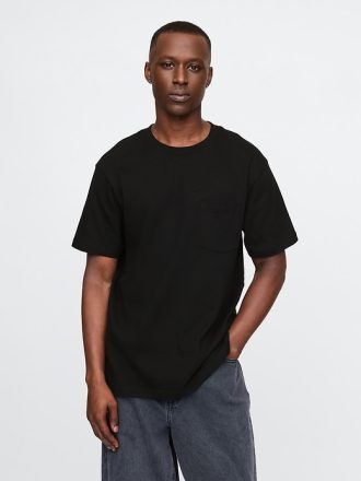 T-shirt med kraftig ficka