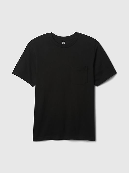 T-shirt med kraftig ficka T-shirt med kraftig ficka