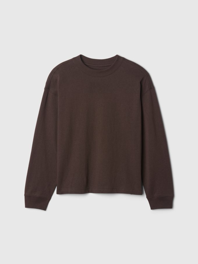 T-shirt med tung tvättad för barn