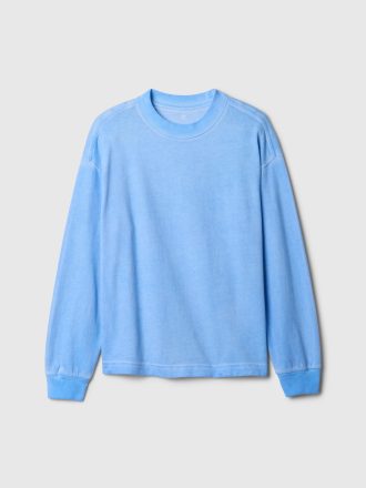 T-shirt med tung tvättad för barn
