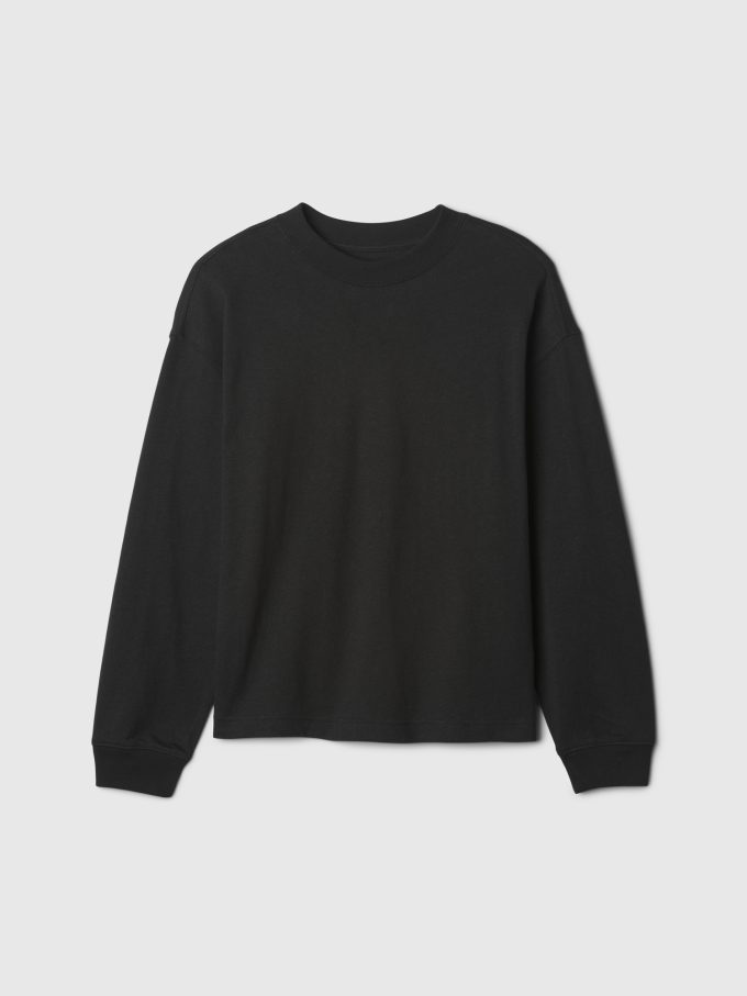 T-shirt med tung tvättad för barn