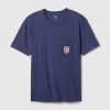 Team USA grafisk ficka T-shirt