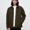 Texturerad Utility Shirt Jacka