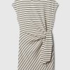 Tie-Knot Mini T-Shirt Klänning