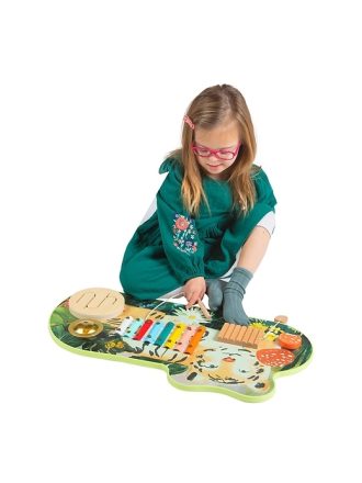 Tiger Tunes Trä Toddler musikaliska leksaksinstrument