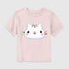 Toddler Gabbys Dollhouse Cakey Big Face Grafisk T-shirt