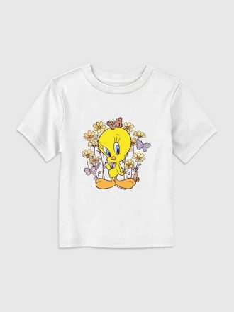 Toddler Looney Tunes Tweety blommig grafisk t-shirt