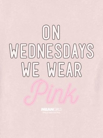 Toddler Mean Girls På onsdagar bär vi rosa grafisk t-shirt