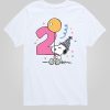 Toddler Peanuts 2:a födelsedag kortärmad grafisk t-shirt
