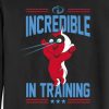 Toddler The Incredibles Incredible In Training Grafisk långärmad T-shirt