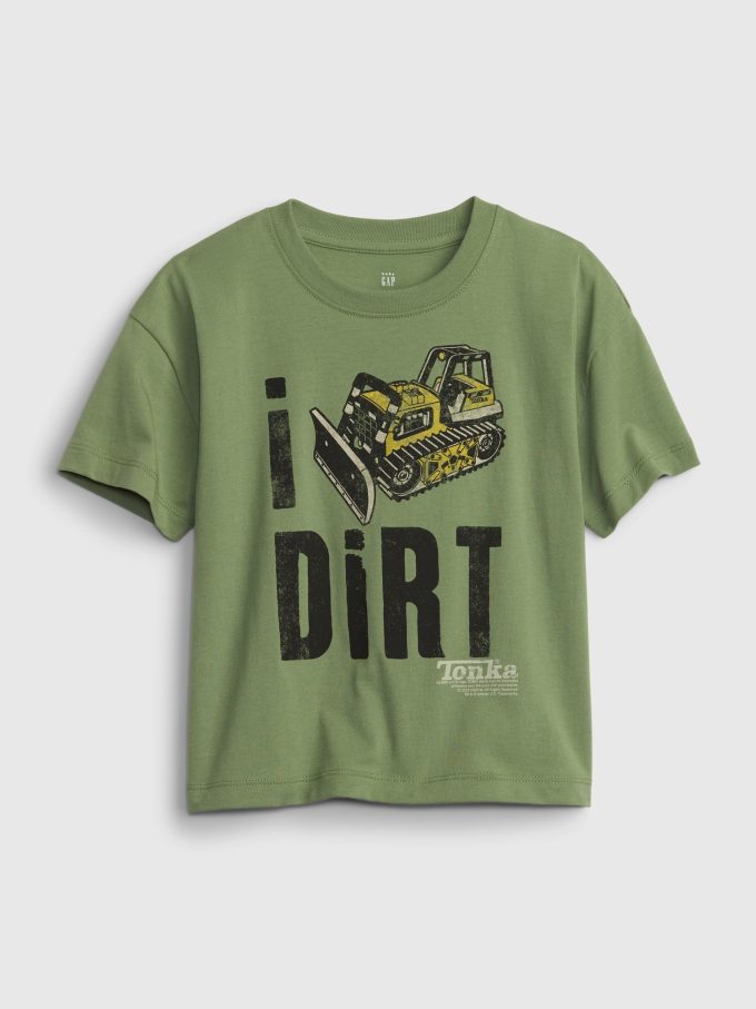 Tonka grafisk T-shirt för baby och småbarn