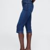 True Skinny Capri Jeans med hög höjd