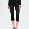 True Skinny Capri Jeans med hög höjd