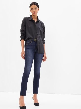 True Skinny Jeans med hög höjd