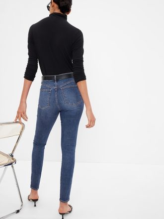 True Skinny Jeans med hög höjd