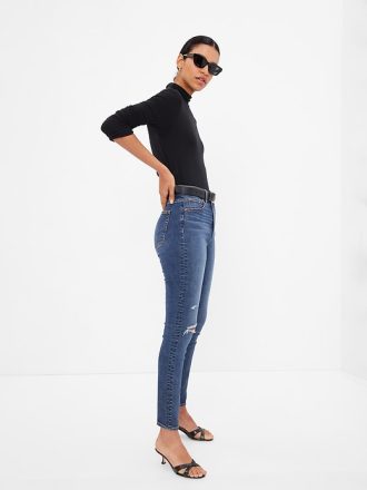 True Skinny Jeans med hög höjd