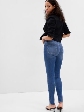 True Skinny Jeans med hög höjd