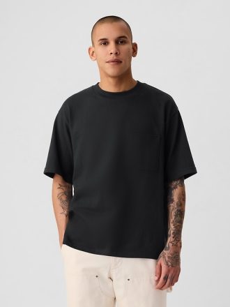 Tung T-shirt med avslappnad passform