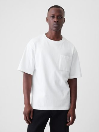 Tung T-shirt med avslappnad passform