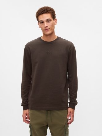 Tung T-shirt med logotyp