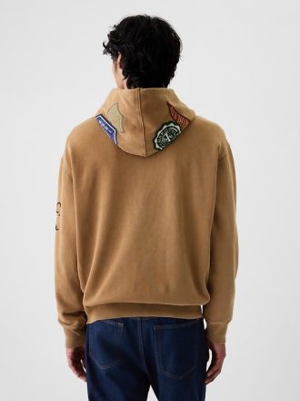 Tung hoodie med Arch-logotyp