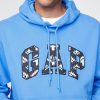 Tung hoodie med broderad bågelogotyp