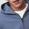 Tung hoodie med dragkedja