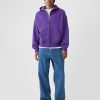 Tung hoodie med dragkedja