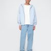 Tung hoodie med dragkedja