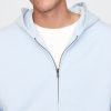 Tung hoodie med dragkedja