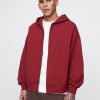 Tung hoodie med dragkedja