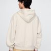 Tung hoodie med dragkedja