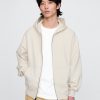 Tung hoodie med dragkedja
