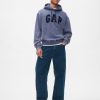 Tung hoodie med västerländsk logotyp Tung hoodie med västerländsk logotyp