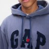 Tung hoodie med västerländsk logotyp Tung hoodie med västerländsk logotyp