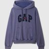 Tung hoodie med västerländsk logotyp Tung hoodie med västerländsk logotyp
