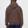 Tung hoodie med västerländsk logotyp Tung hoodie med västerländsk logotyp