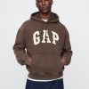 Tung hoodie med västerländsk logotyp Tung hoodie med västerländsk logotyp