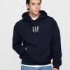 Tung överdimensionerad hoodie med logotyp