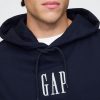 Tung överdimensionerad hoodie med logotyp