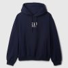 Tung överdimensionerad hoodie med logotyp